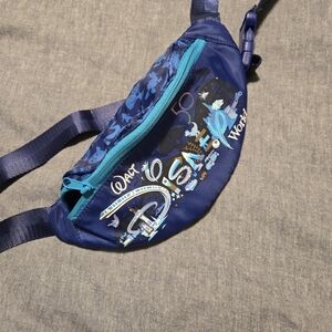 Disney 50th Belt Bag Hip Shoulder Waist Fanny Pack Blue WDW Anniversary